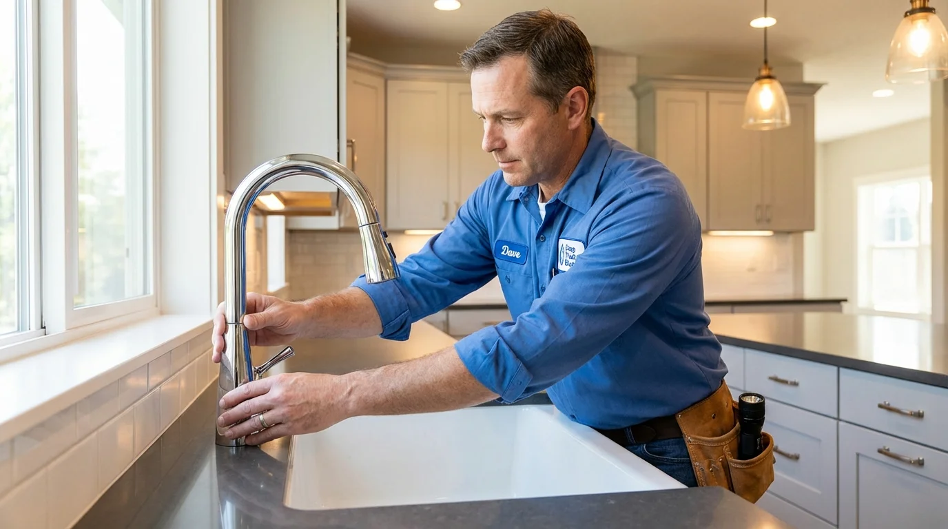 Kitchen faucet installation by Johns Plumbing LLC in Wauchula